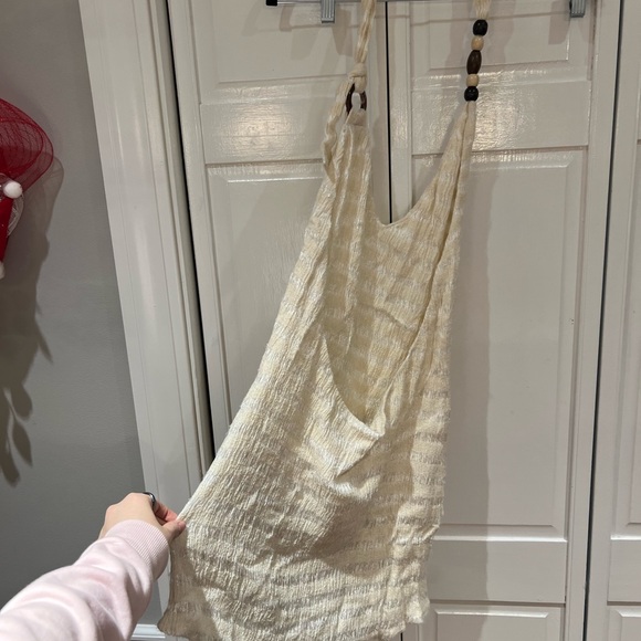 NWT Savannah Morrow Revolve Woodie Backless Beaded Halter Mini Dress - Picture 9 of 9